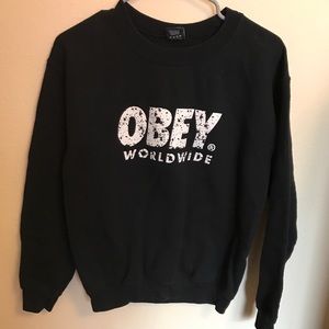 Black Obey Crewneck